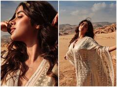 Janhvi Kapoor Beautiful Photos: रेगिस्तान में यूं बलखाती नजर आईं जाह्नवी कपूर, एक्ट्रेस के इस किलर लुक ने बढ़ाई फैंस की धड़कनें