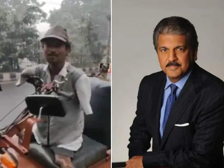 థాంక్యూ ఆనంద్ సార్.. కాళ్లు చేతులు లేకున్నా త్రివీలర్ నడుపుతున్న దివ్యాంగుడికి బంపర్ ఆఫర్! Man with no limbs rides vehicle to work, Anand Mahindra Offers Him a Job థాంక్యూ ఆనంద్ సార్.. కాళ్లు చేతులు లేకున్నా త్రివీలర్ నడుపుతున్న దివ్యాంగుడికి బంపర్ ఆఫర్!