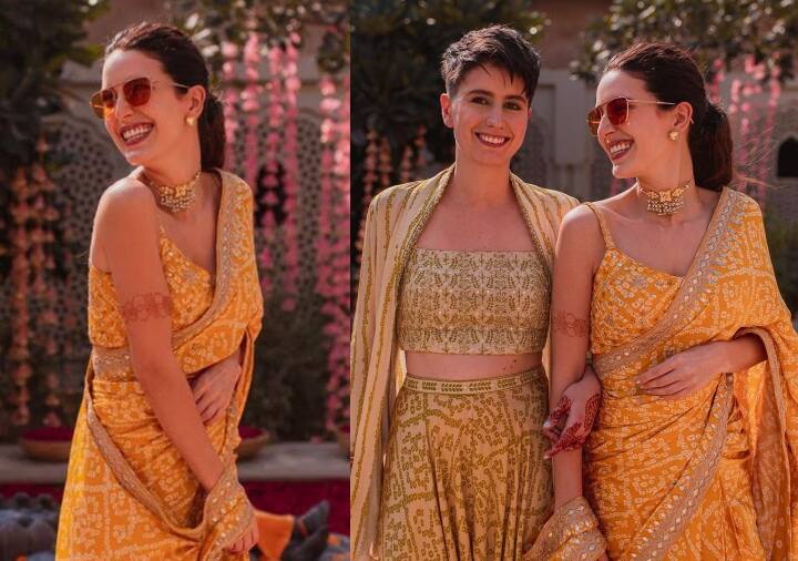 Vicky Kaushal Katrina Kaif Unseen Photo: अभिनेता विक्की कौशल और कैटरीना कैफ ने राजस्थान के सिक्स सेंस फोर्ट में शादी कर ली. ये शादी बेहद रॉयल थी, जिसकी तस्वीरों ने सभी का दिल जीत लिया और अब कैटरीना की बहन इसाबेल उनकी हल्दी सेरेमनी की कुछ अनदेखी तस्वीरें शेयर की हैं.