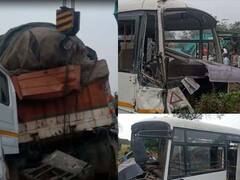 हिंगोलीत लग्झरी बस-ट्रकचा भीषण अपघात; चार जणांचा मृत्यू, 25 जण जखमी