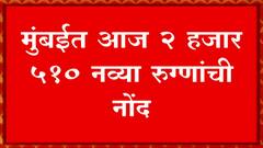 Mumbai Covid: मुंबईत आज 2 हजार 590 नव्या रुग्णांची नोंद ABP Majha