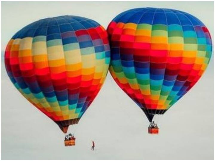 World Record A man in Brazil walked on a rope between two balloons at a height of 6000 feet made this record World Record: 6000 फीट की ऊंचाई पर दो गुब्बारों के बीच रस्सी पर चला शख्स, बना दिया वर्ल्ड रिकॉर्ड
