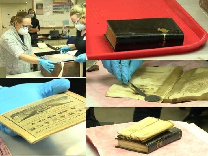REVEALED Virginia Conservators Open 130 Year-Old Time Capsule Found In Base Of Statue. Virginia Conservators Open 130-Year-Old Time Capsule Found In Base Of Statue. Check Out What They Found