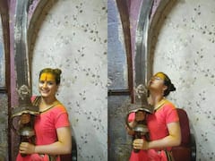 Prajakta Gaikwad : येळकोट येळकोट जय मल्हारच्या गजरात प्राजक्ताने जेजुरीत उचलली 42 किलोंची खंडा तलवार