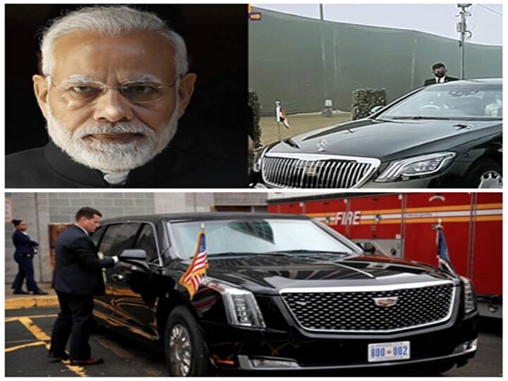 World leaders and their official cars, From PM Modi's Maybach to Biden's 'Beast', know in details World Leaders and Official Cars: உலக தலைவர்களின் official கார்கள் - பிரதமர் மோடியின் Maybach முதல் பைடனின் Beast வரை..!