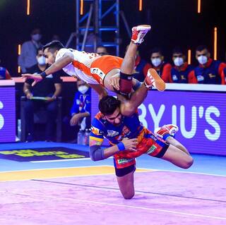 Pro Kabaddi League 2021-22: रोमांचक मुकाबले में यूपी योद्धा के खिलाफ टाई के बाद अंक तालिका में दूसरे स्थान पर पहुंची गुजरात जायंट्स