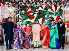 हर्षवर्धन पाटील यांच्या लेकीचं लग्न, अजित पवार, रावसाहेब दानवेंकडून आशीर्वाद