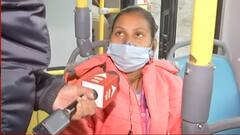 महिलाओं की सुरक्षा के सवाल पर युवती गिनाने लगी बस में लगे कैमरे!