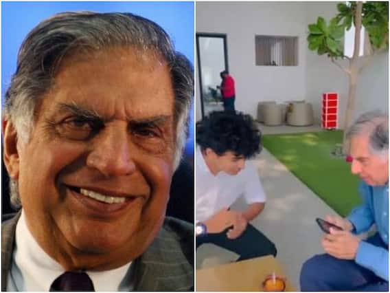 రతన్ టాటా తో కప్ కేక్ కోయించిన ఈ కుర్రాడు ఎవరంటే?