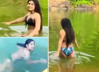 તારક મહેતા....ની સોનૂનો હોટ અંદાજ, જંગલમાં બિકિની પહેરી ન્હાતા શેર કર્યો વીડિયો