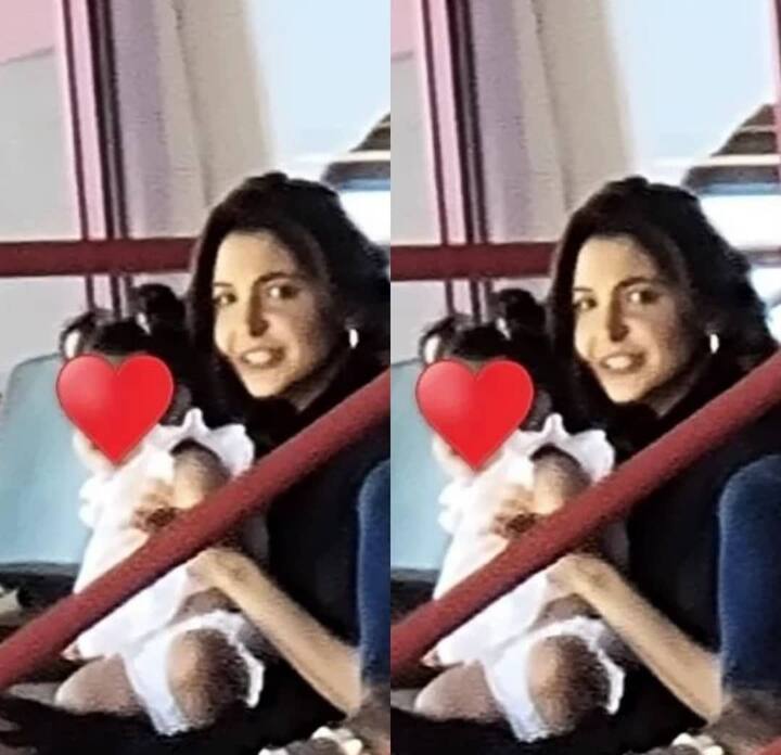 दो चोटी बनाएं मम्मी अनुष्का शर्मा (Anushka Sharma) के साथ पापा विराट कोहली (Virat Kohli)  के लिए यूं तालियां बजाते और चीयर करते वामिका की ये तस्वीरें खूब पसंद की जा रही हैं.