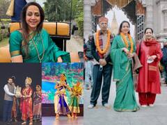 Kashi Film Festival: काशी विश्वनाथ धाम में दर्शन करने पहुंचीं Hema Malini, सामने आई हैं ये खूबसूरत तस्वीरें
