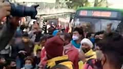 Delhi: DTC Bus vandalised in Delhi over non-availability of seats amid Covid restrictions