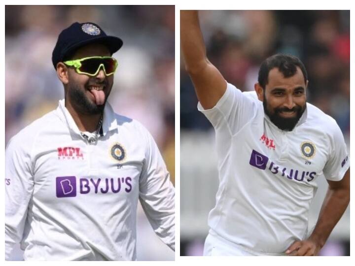 IND vs SA Special celebration for Mohammed Shami 200 test wickets and Rishabh Pant 100 dismissals after victory against south africa BCCI Shares photo  BCCI ने मोहम्मद शमी के 200 विकेट और ऋषभ पंत के 100 'शिकार' का कुछ इस अंदाज में मनाया जश्न, शेयर की ये तस्वीर