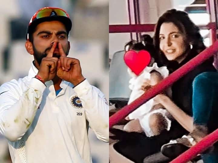 Anushka Sharma And Vamika Cheering Virat Kohli: Centurion के Super Sport Park में खेले जा रहे India vs South Africa के मैच की सबसे क्यूट तस्वीरें सोशल मीडिया पर वायरल हो रही हैं. ये तस्वीरे हैं विराट कोहली (Virat Kohli) की बेटी वामिका (Vamika) और पत्नी अनुष्का शर्मा (Anushka Sharma) की. विराट कोहली को स्टेडियम से चीयर करते वामिका और अनुष्का की इन तस्वीरों पर हर कोई दिल हार रहा है.