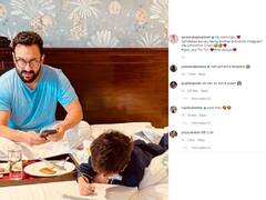 Kareena Kapoor ने Saif Ali Khan और Taimur Ali Khan के साथ शेयर की क्यूट फोटो, बताया- कैसी होती है उनकी सुबह?