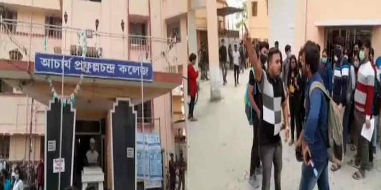 North 24 Parganas: Allegation of beating of APC college students against TMCP North 24 Parganas: এপিসি কলেজের পড়ুয়াদের মারধরের অভিযোগ টিএমসিপির বিরুদ্ধে, ধুন্ধুমার মধ্যমগ্রামে