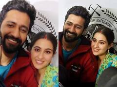 Sara Vicky Photos: कैटरीना कैफ संग शादी के बाद सारा अली खान के साथ दिखे विक्की कौशल, सारा की मांग के सिंदूर पर थमी फैंस की सांसे