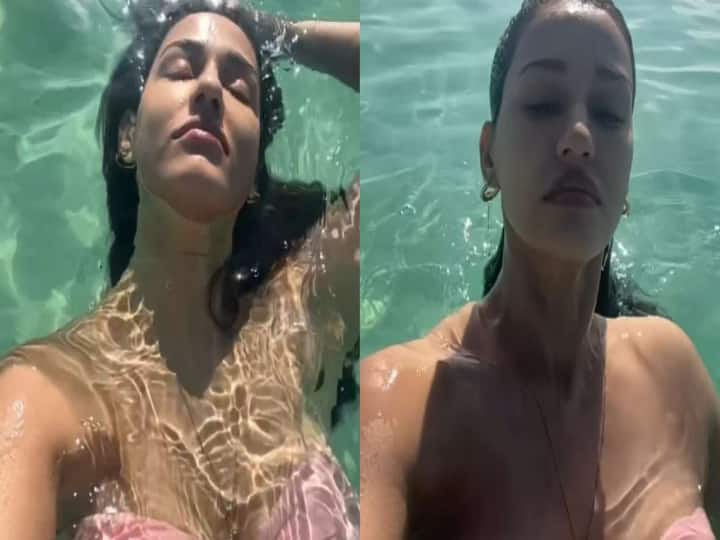Watch: पिंक बिकिनी में समंदर में नहाते हुए बेहद हसीन लगीं Disha Patani, मिनटों में वायरल हुआ वीडियो