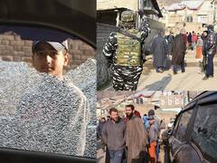 PHOTO : जम्मू-काश्मीरच्या श्रीनगरमध्ये चकमक; तीन दहशतवाद्यांचा खात्मा