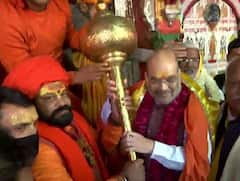 Amit Shah In Ayodhya: हनुमानगढ़ी में शाह ने की पूजा-पाठ, मंदिर के गद्दीनशीन ने दिया जीत का आशीर्वाद