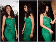 Mrunal Thakur Photos: मृणाल ठाकुर को ग्रीन ड्रेस में देख फैंस के लिए नजरें हटाना हुआ मुश्किल, कातिलाना अदाओं से गिराई बिजलियां
