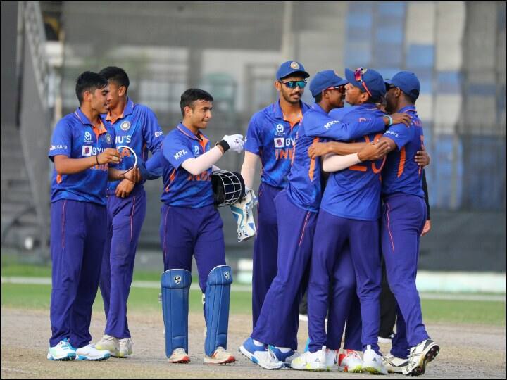 Sri Lanka U19 vs India U19 Final India U19 won by 9 wickets DLS method target revised to 102  Dubai International Cricket Stadium Angkrish Raghuvanshi 56 Shaik Rasheed 31 U19 Asia Cup Final: भारत ने जीता एशिया कप का खिताब, फाइनल में श्रीलंका को 9 विकेट से दी मात