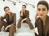 Kriti Sanon Photos : कृती सेननचा 'बॉसी' अंदाज, ब्राऊन ब्लेझरसह स्मोकी आय मेकअप व्हायरल