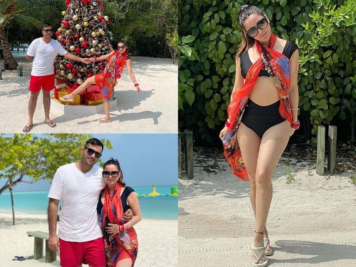 Shraddha Arya Honeymoon Photos: अभिनेत्री श्रद्धा आर्या (Shraddha Arya) शादी के बाद इन दिनों पति राहुल नागल (Rahul Nagal) के साथ मालदीव में हनीमून मना रही हैं. हनीमून ट्रिप से श्रद्धा आर्या अपनी तमाम प्यारी तस्वीर और वीडियो फैंस के साथ शेयर कर रही हैं.
