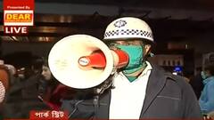 New Year 2022: 'হাতজোড় করে অনুরোধ করা হচ্ছে মাস্ক ব্যবহার করুন', পার্ক স্ট্রিটে প্রচারে পুলিশ। Bangla News