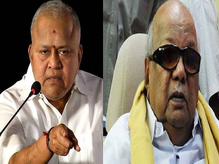 Karunanidhi was present he would have been in the Central Government says Actor Radharavi ‛ஆட்சி அமைக்காவிட்டாலும்...  நாங்க தான் ஆட்சியை நடத்துவோம்’  - பாஜக நடிகர் ராதாரவி  பேச்சு