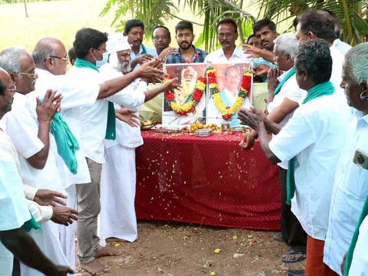 Natural agronomist Nammazhvar Memorial Day - Language acceptance committed to organic farming இயற்கை வேளாண் விஞ்ஞானி நம்மாழ்வார் நினைவு நாள் - இயற்கை வேளாண்மை செய்ய உறுதி மொழி ஏற்பு