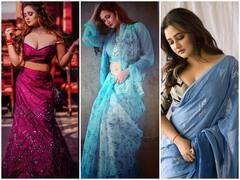 Rashami Desai Photo: मॉडर्न लुक ही नहीं ट्रेडिशनल आउटफिट में भी रश्मि देसाई बिखेरती हैं हुस्न का जलवा, अदाएं देख दिल हार बैठेंगे आप