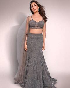 Surbhi Chandna Photo: ग्रे कलर के लहंगे में सुरभि चंदना ने दिखाया सिजलिंग लुक, कातिलाना अदाओं से बढ़ाया सोशल मीडिया का तापमान