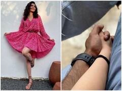 Karishma Tanna Photo: 2022 के पहले दिन करिश्मा तन्ना ने वरुण बंगेरा संग अपने रिश्ते को किया ऑफिशियल, बॉयफ्रेंड संग यूं फरमाया इश्क