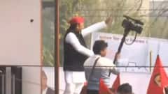 UP Elections 2022 | Akhilesh Yadav's 'Vijay Yatra' in Lucknow