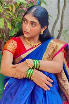 In Pics : गुलाबी रंगाची साडी अन् नथीचा नखरा; 'आर्ची'चा लूक पाहून चाहते घायाळ!