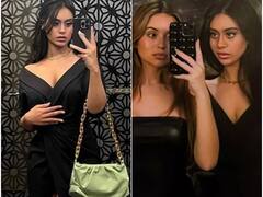IN PICS| Nysa Devgan Is A True Beauty In Black Dress
