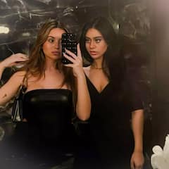 IN PICS| Nysa Devgan Is A True Beauty In Black Dress