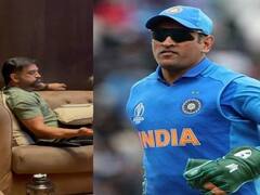 MS Dhoni: குதிரையை அழகாக கொஞ்சும் தோனி... வைரலாகும் புகைப்படம்... தெறிக்கவிடும் ரசிகர்கள்....!