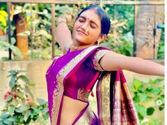 In Pics : गुलाबी रंगाची साडी अन् नथीचा नखरा; 'आर्ची'चा लूक पाहून चाहते घायाळ!