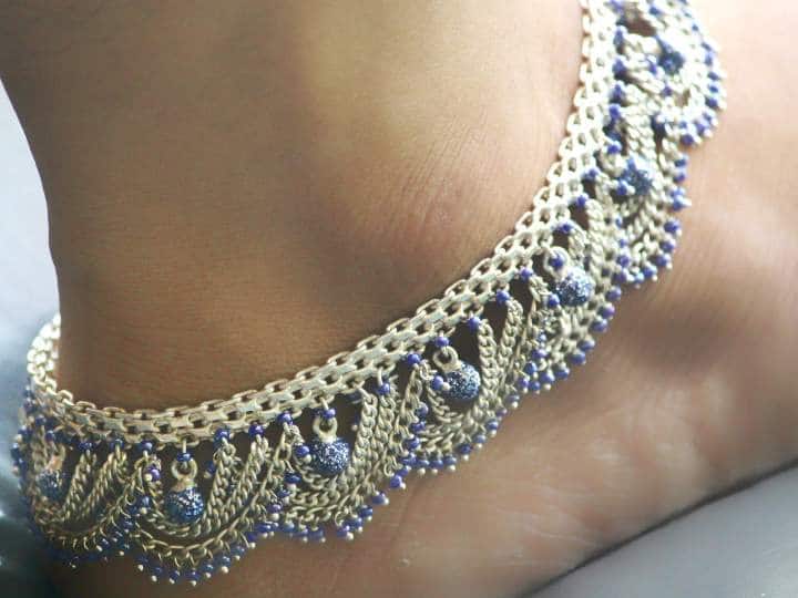Here are the health benefits of wearing silver anklets Silver Anklets