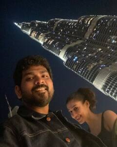 என் விரல் இடுக்குல உன் விரல் கெடக்கணும்...  நயன்- சிவனின் மஜா புத்தாண்டு புகைப்படங்கள்!