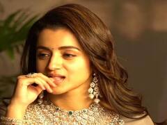 Actress Trisha : பல பல நகைகளுடன் பளபளக்கும் திரிஷா...அசத்தல் அழகு புகைப்படங்கள்!