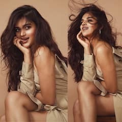 Nidhi Agerwal Photos: స్కిన్ కలర్ బ్లేజర్ లో నిధి హాట్ షో..