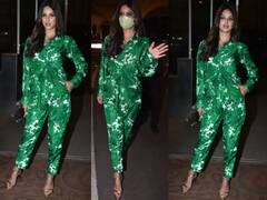 Photos: મિસ યૂનિવર્સ હરનાઝ સન્ધુએ ગ્રીન ડ્રેસમાં બતાવ્યો દેસી લૂક, ફેન્સની સામે હાથ જોડીને રસ્તાં પર નીકળતી દેખાઇ........