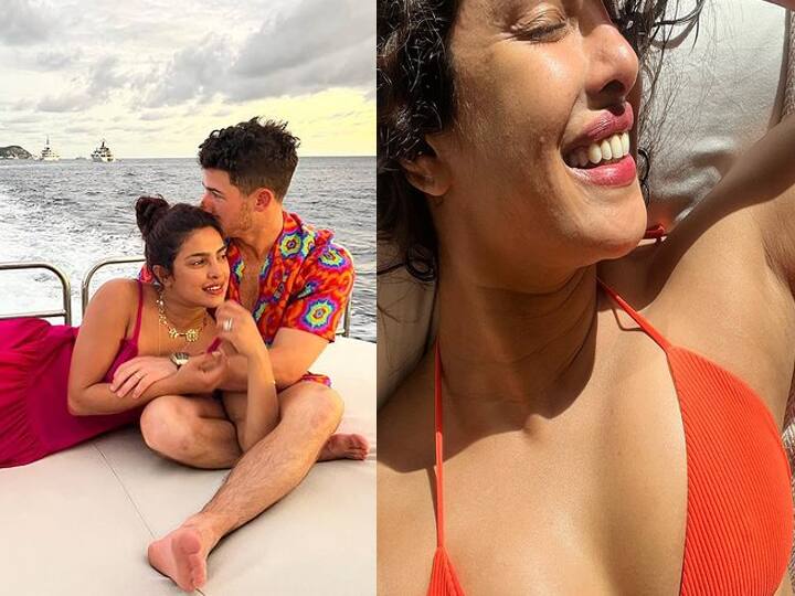 Priyanka Chopra New Year Celebration: प्रियंका चोपड़ा (Priyanka Chopra) ने नए साल का स्वागत धूमधाम से किया. उन्होंने पति निक जोनास (Nick Jonas) और दोस्तों के साथ एक याच पार्टी करके 2022 में कदम रखा. प्रियंका ने इस दौरान की तस्वीरें सोशल मीडिया पर शेयर कीं.