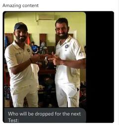 IND vs SA : रहाणे-पुजारा पुन्हा प्लॉप, सोशल मीडियावर मिम्सचा पाऊस