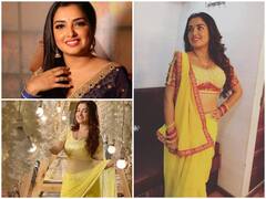 Amrapali Dubey Saree Look: साड़ी में भी अपनी अदाओं से फैंस के दिलों पर बिजली गिराती हैं आम्रपाली दुबे, यकीन न हो तो देखें तस्वीरें