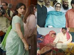 Dimple Yadav से पूजा पाल तक, यूपी में जहां से लड़ते थे पति वहीं से जीतकर पहली बार MP-MLA बनीं ये नेत्रियां